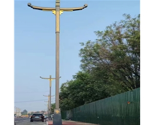 白银一体化路灯安装