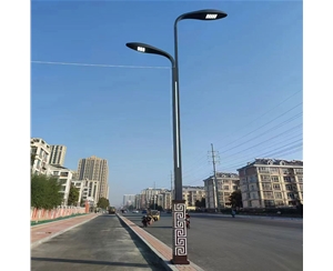 白银一体化路灯安装